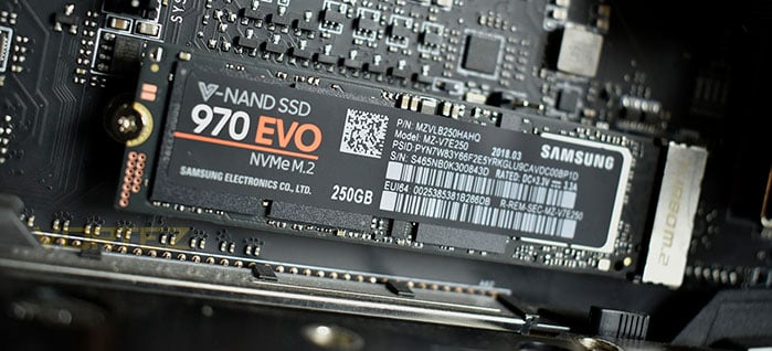 Запчасти, необходимые для сборки ПК - Samsung 970 EVO