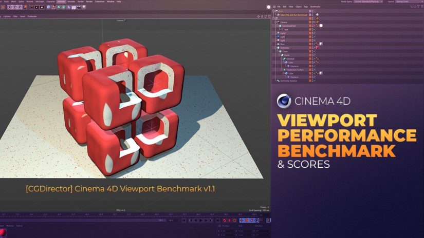 Cinema 4D Viewport Performance Benchmark & Scores (Updated Results)