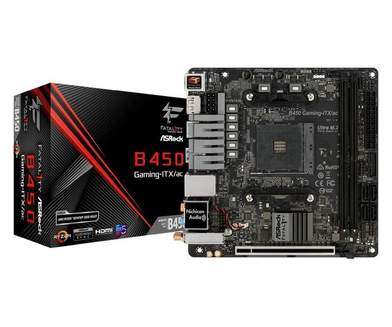 ASRock Fatal1ty B450 Gaming ITX-ac Hero