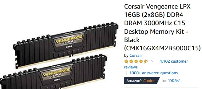 Corsair Ram On Amazon