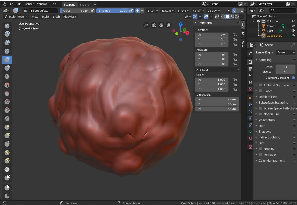 Best PC for Blender - Blender Sculpting