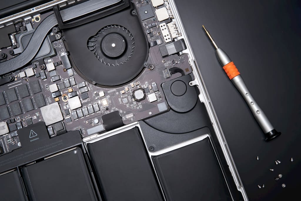 Laptop insides cooling