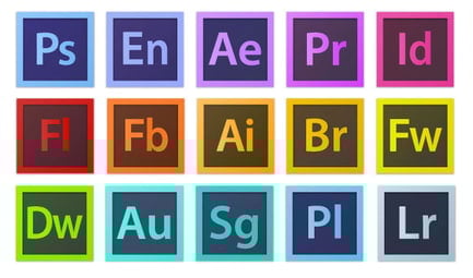 adobe app icons