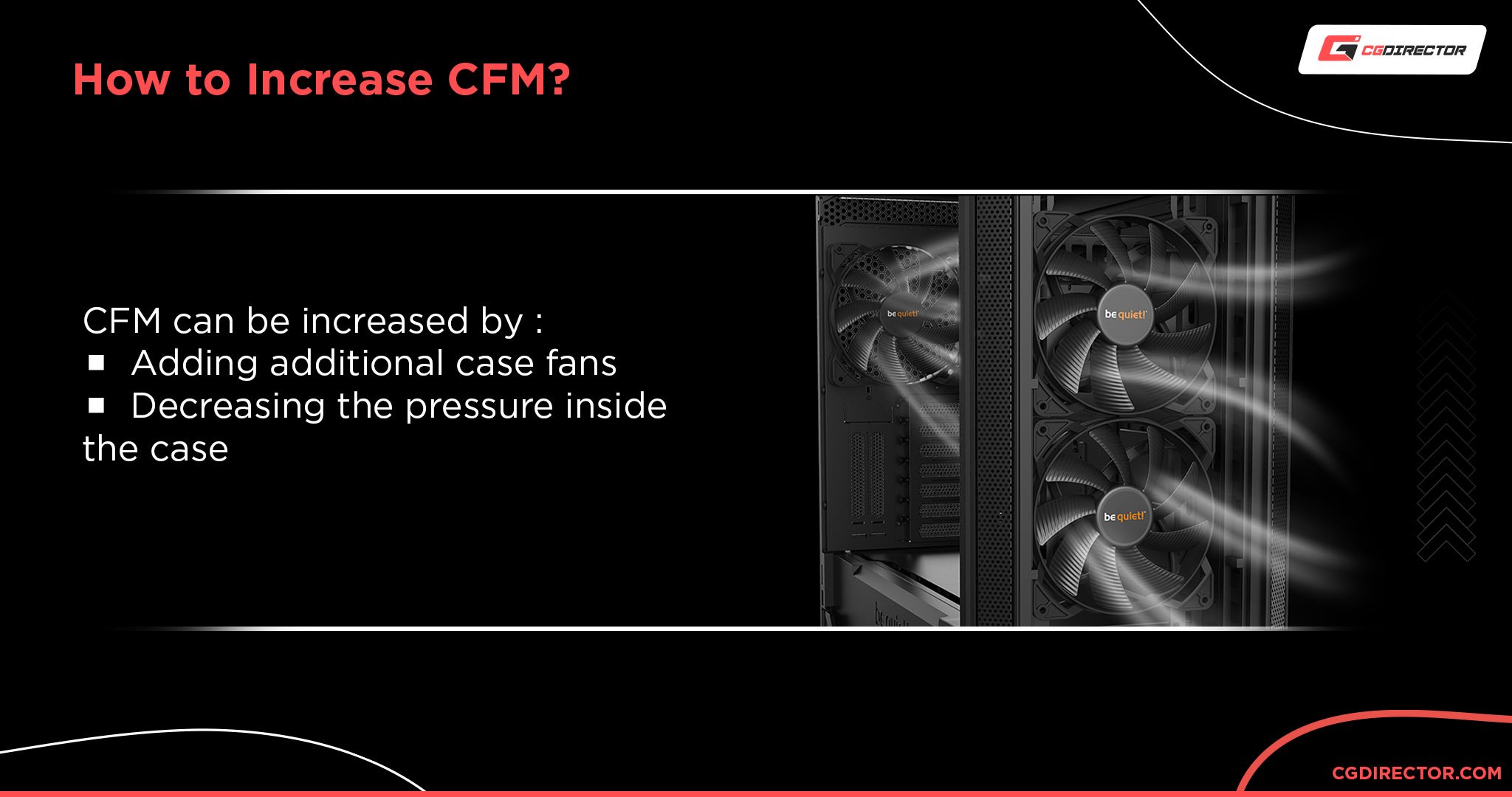 Comment augmenter CFM