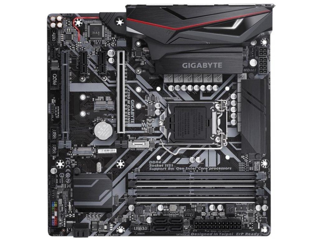 Gigabyte Z390 M Gaming Motherboard Front