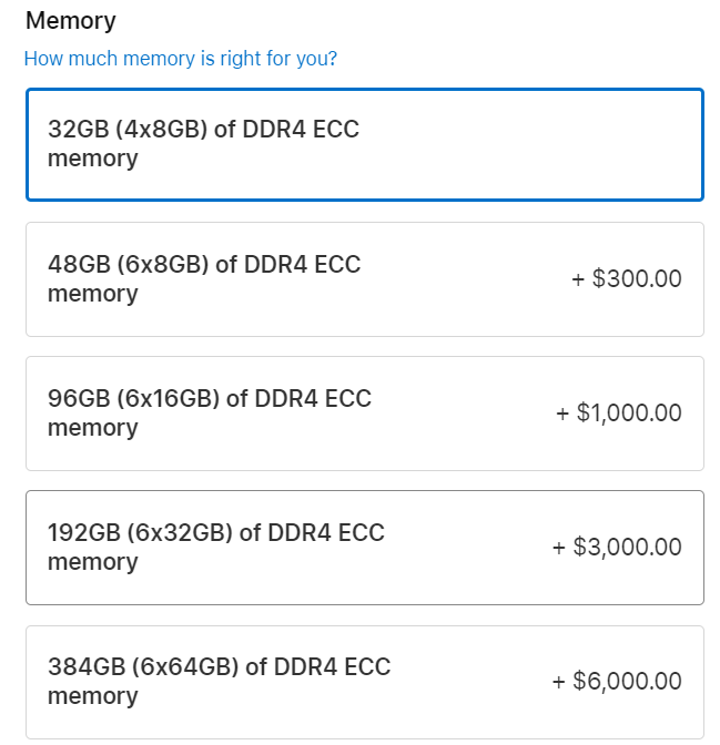 Mac Pro Pricing