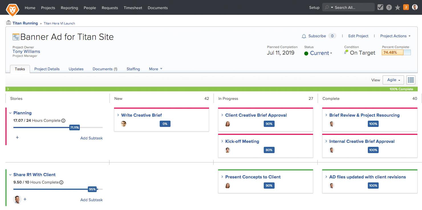 Screenshot showing the proofing tool ProofHQ from Workfront