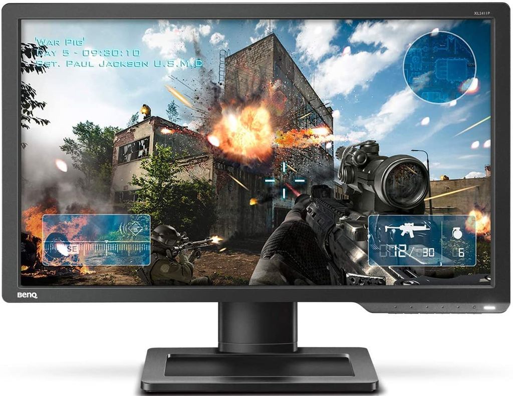 BenQ XL2411P front BenQ XL2411P front