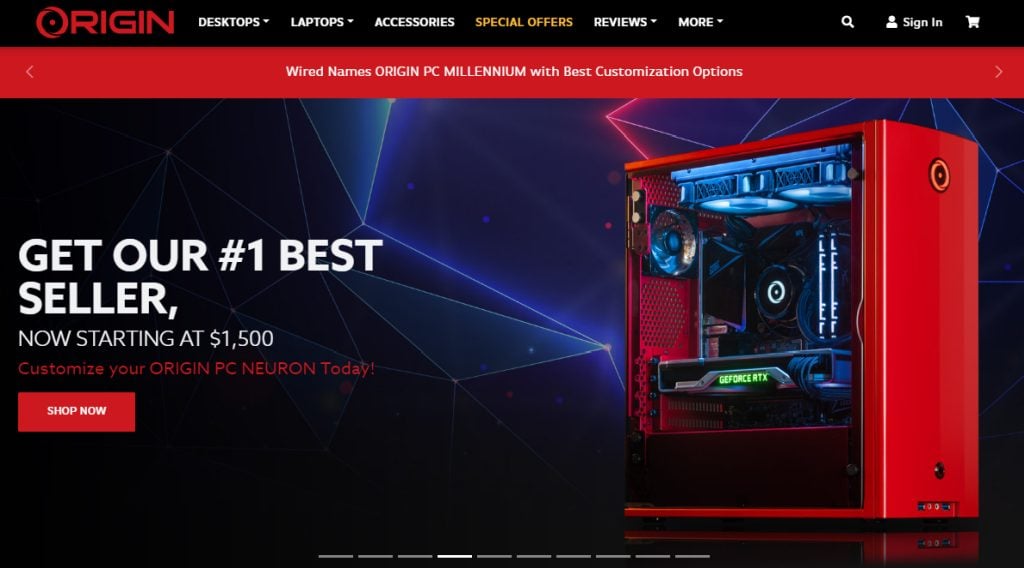 ORIGIN PC  Gaming PCs, Gaming Laptops, Custom Computers