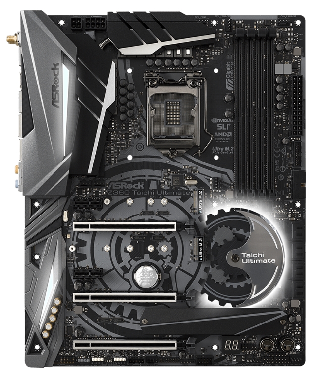 ASRock Z390 Taichi Ultimate Top
