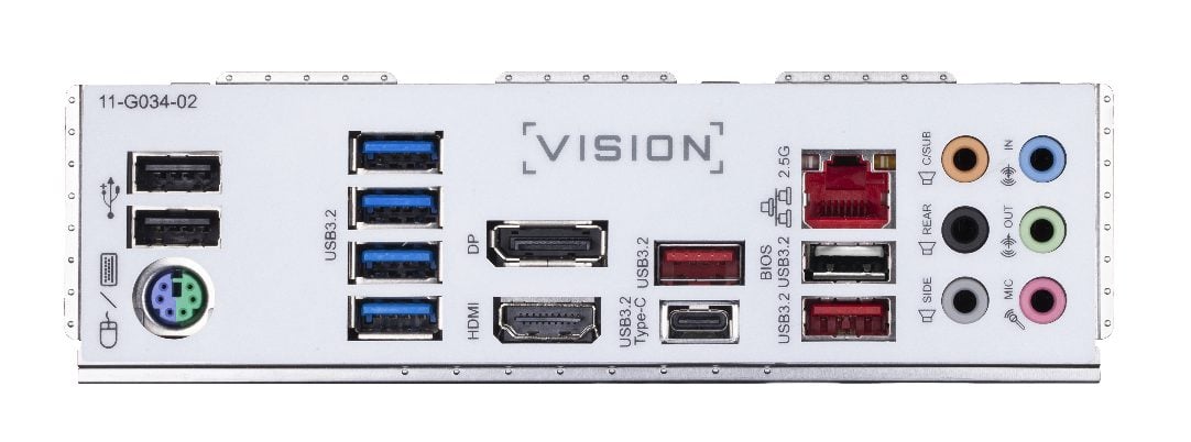 Gigabyte Z490 Vision G (ATX) IO