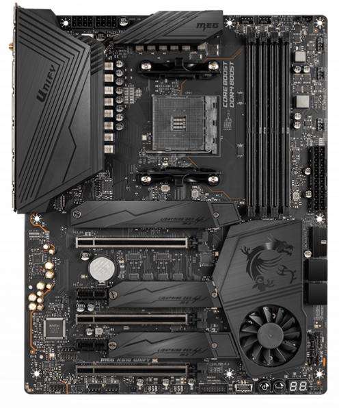 MSI MEG X570 Unify Top