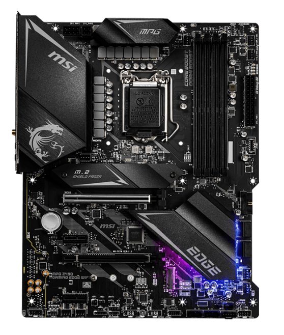 MSI MPG Z490 GAMING EDGE WiFi (ATX) top
