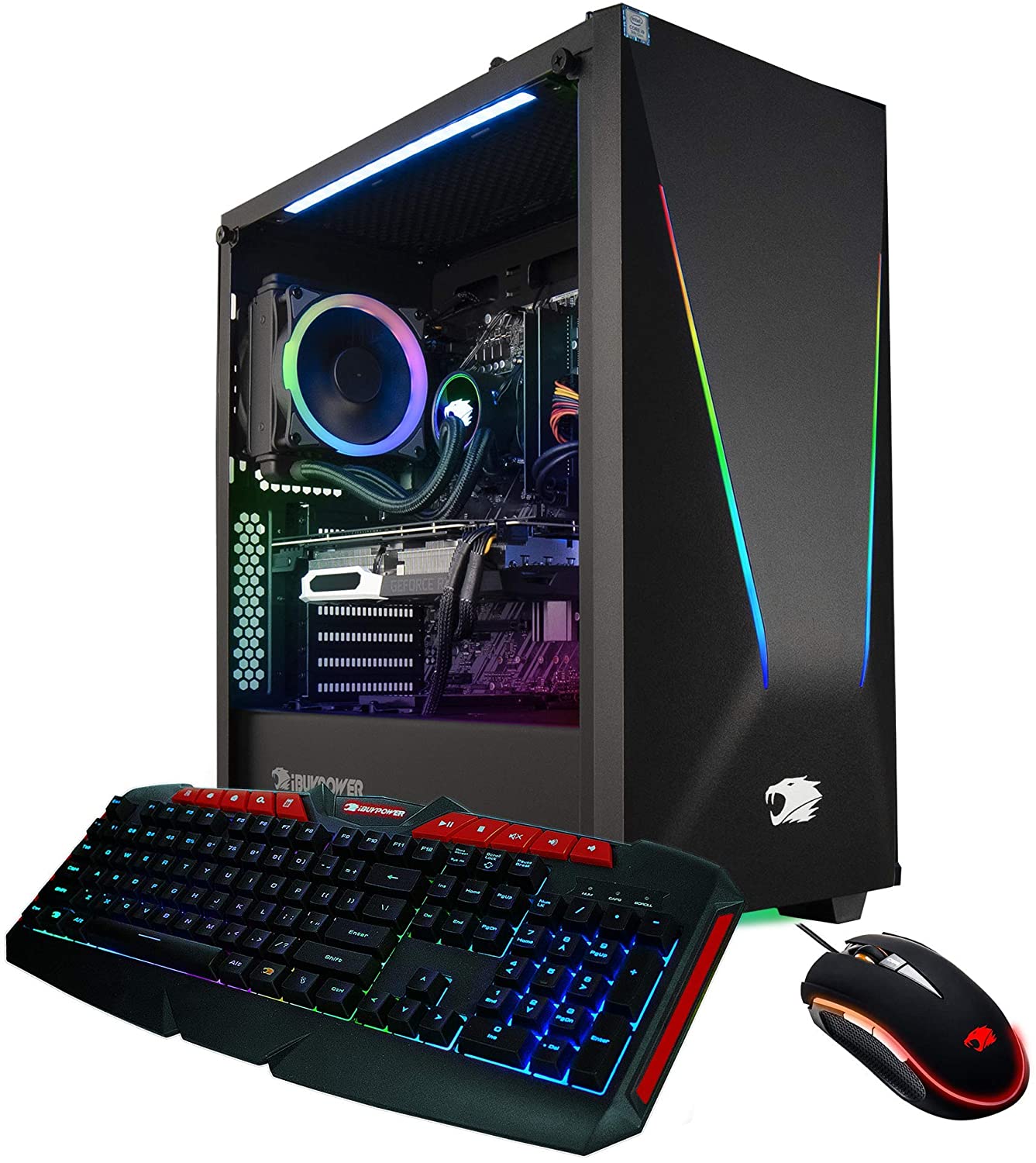 iBuyPower Pre-Built Desktop PC with mouse and keyboard