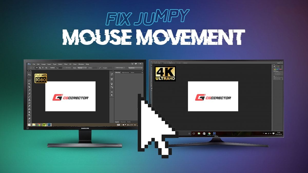 Movement of mouse pointer on screen
