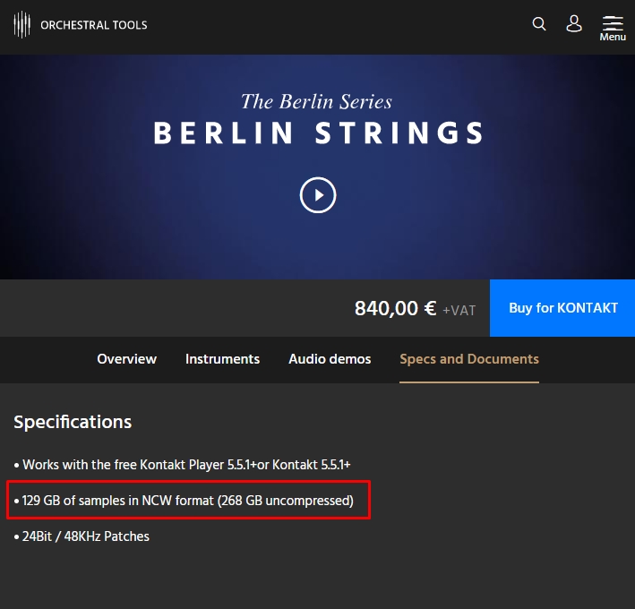 Berlin Strings Disc Space