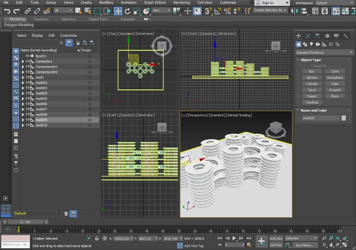 3ds max modeling view