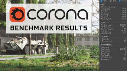 Corona Renderer Benchmark Results [Updated]