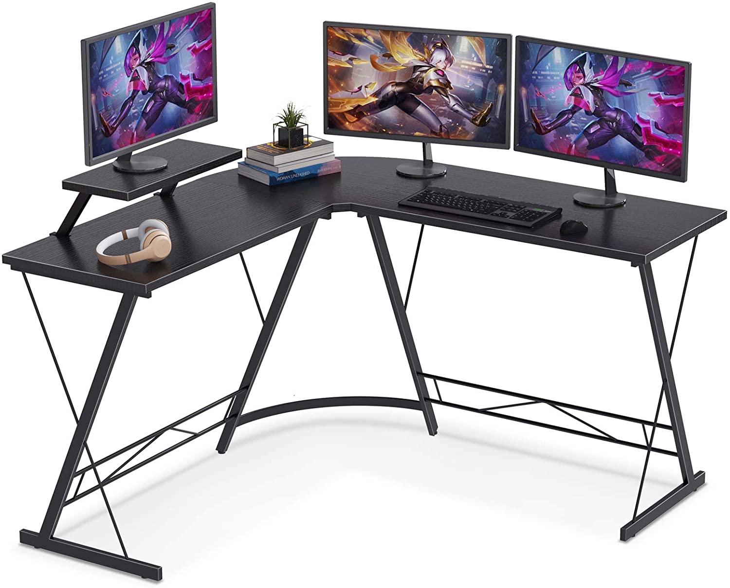 Casaottima L-Shaped Gaming Desk