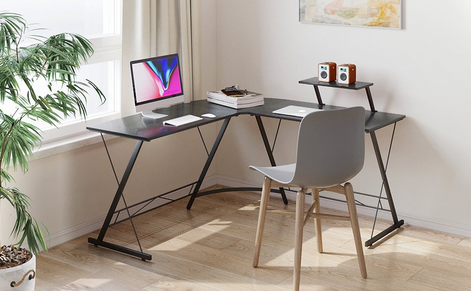 Casaottima L-Shaped Gaming Desk
