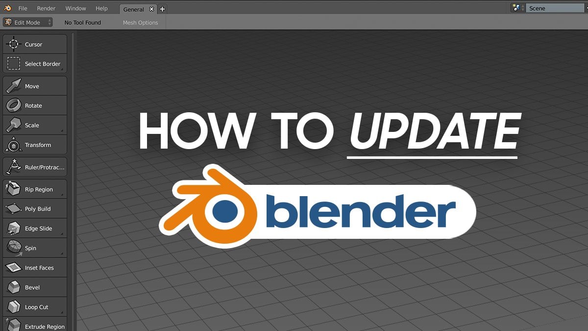 how to update blender on mac