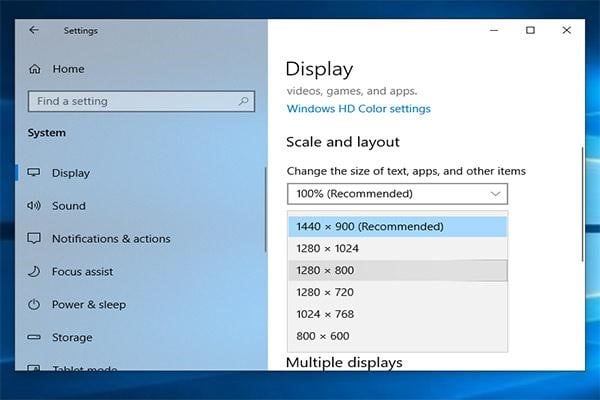 How to find supported Monitor Resolutions