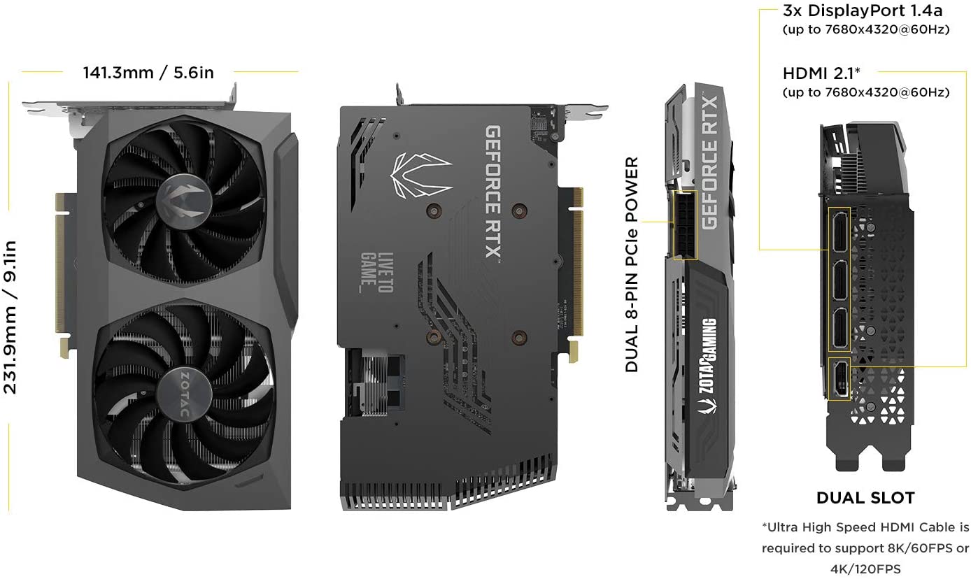 ZOTAC GeForce RTX 3070 Twin Edge OC
