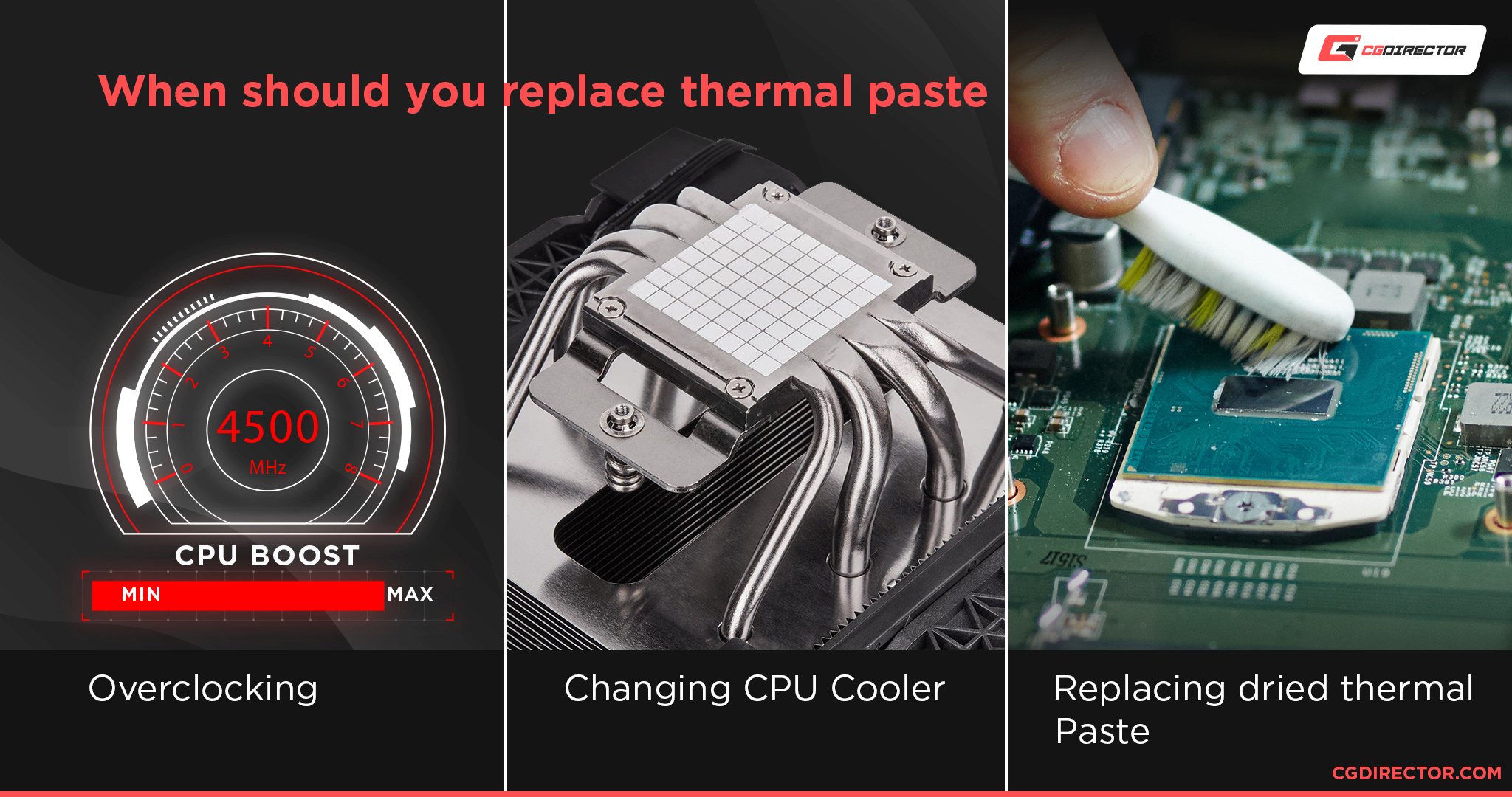 How do I apply thermal paste?