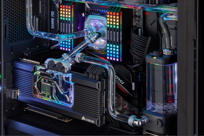 Refrigeración por agua personalizada GPU Corsair