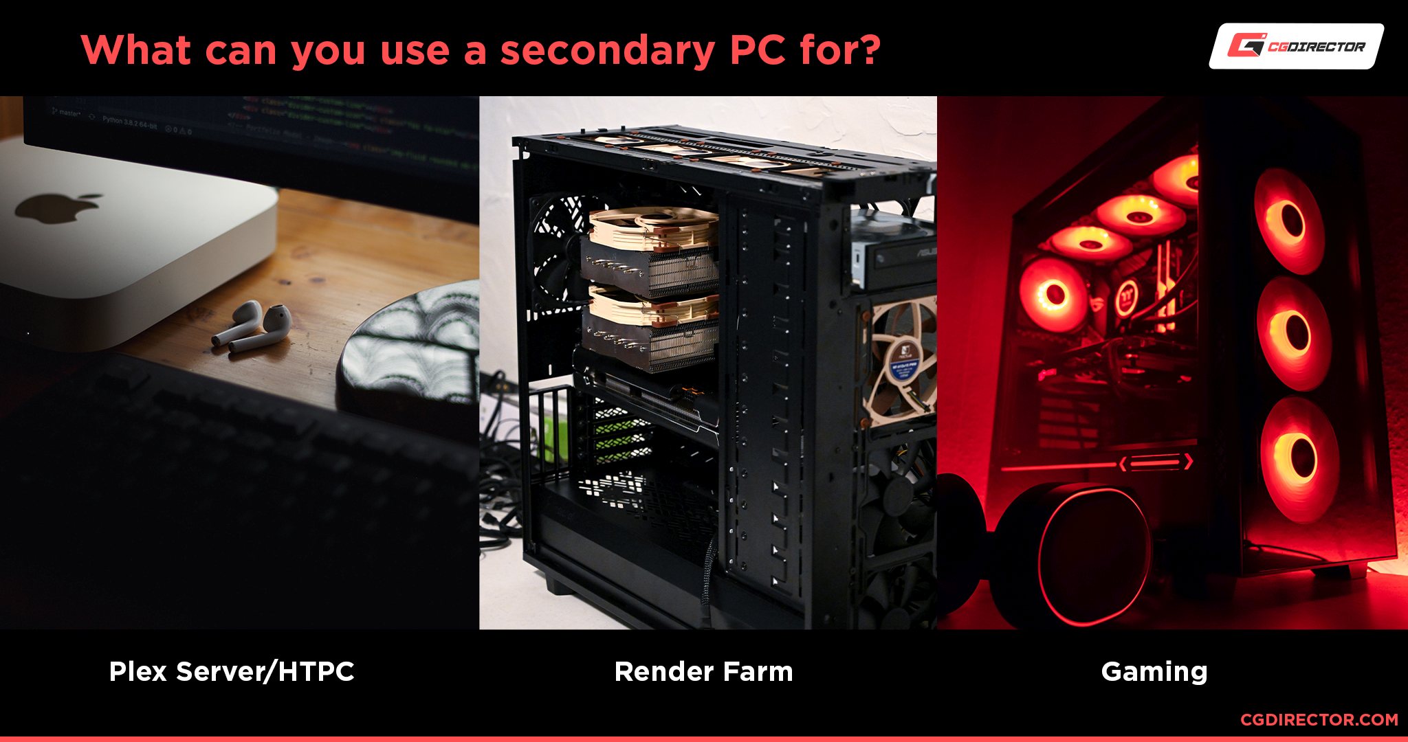 What can you use a secondary pc for