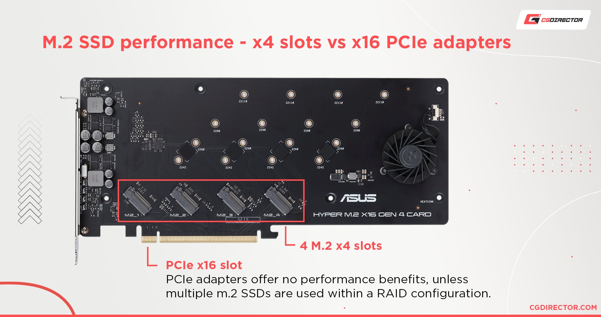Do PCIe adapters offer performance benefits
