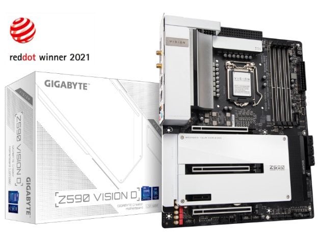 Gigabyte Z590 Vision D Motherboard hero