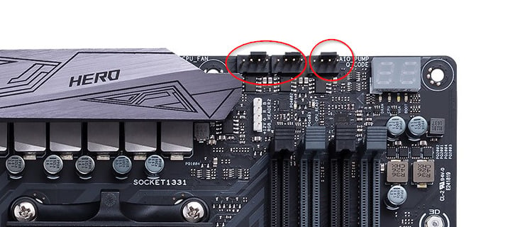AIO_Pump Connections on Motherboard