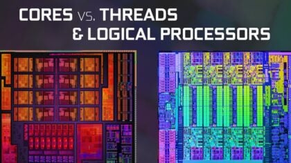 CPU Cores vs. Logical Processors & Threads