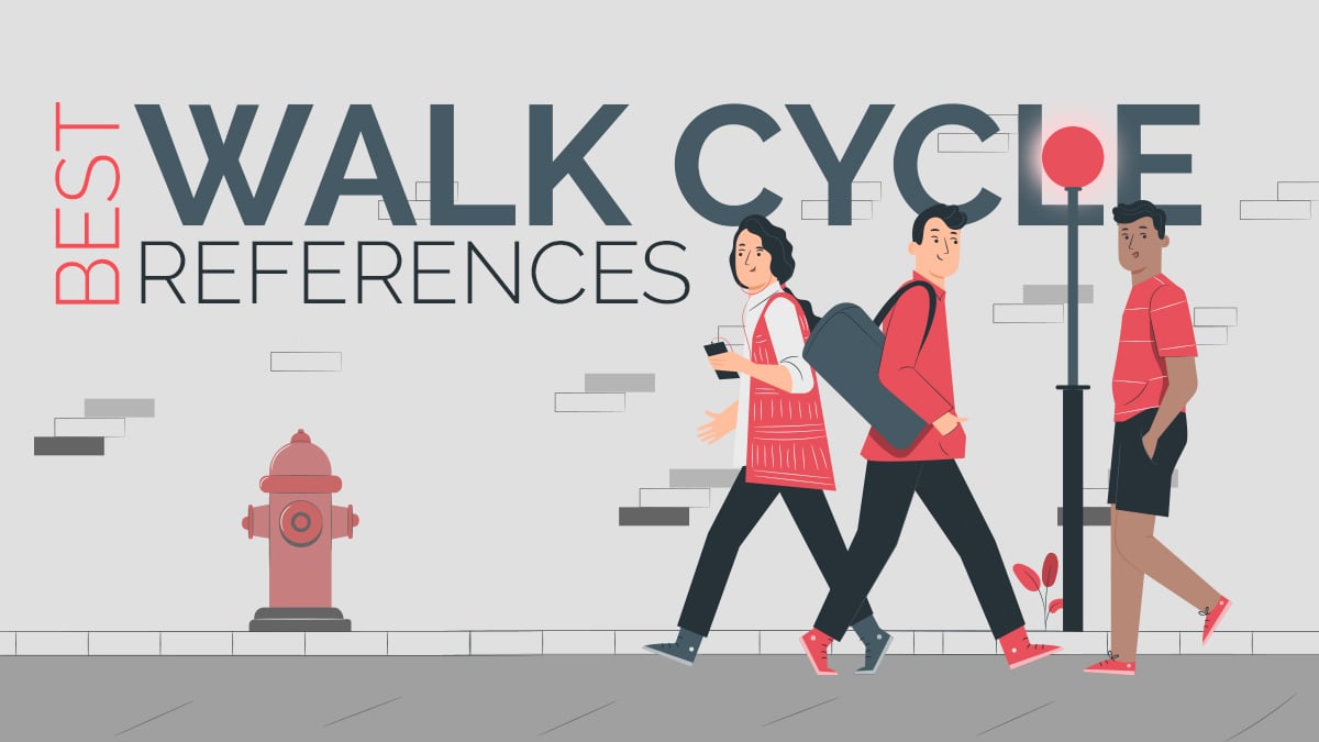 20 Best Human Walk Cycle Animation Tutorials for beginners - 2D and 3D