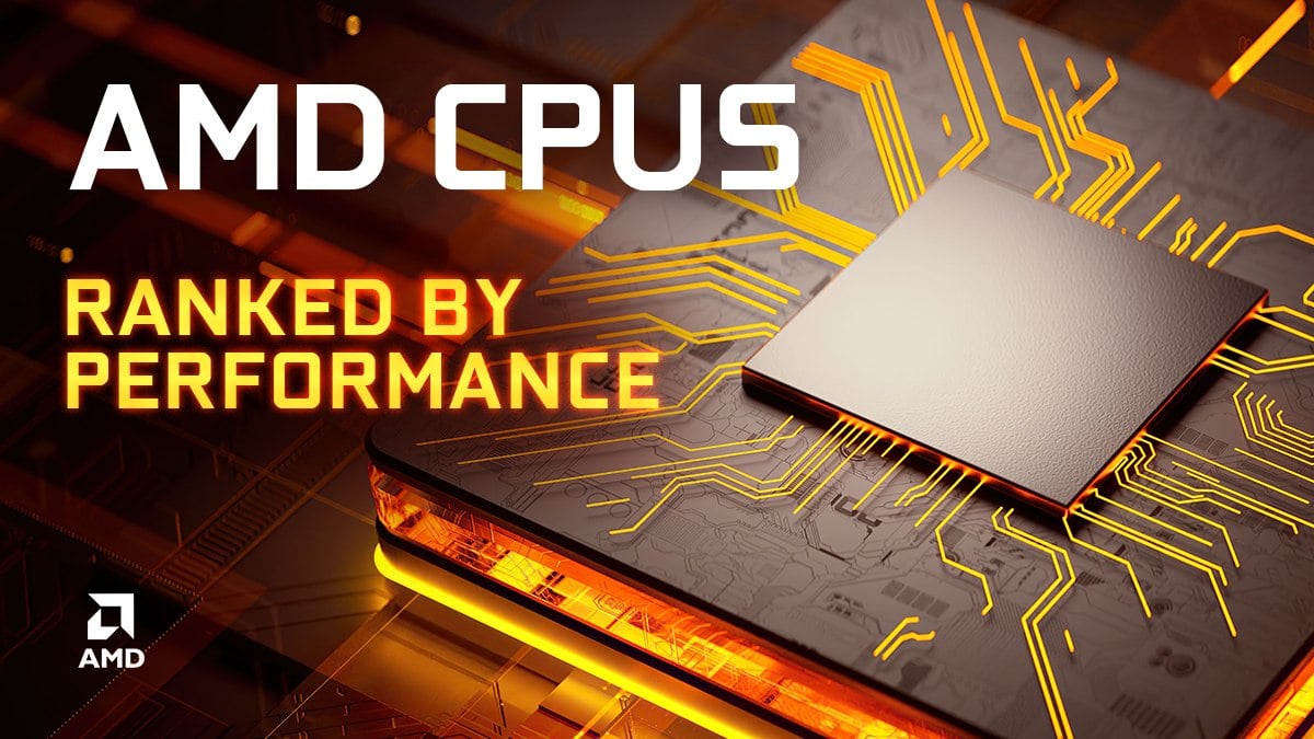 AMD CPU (Processor) Performance Order List in of