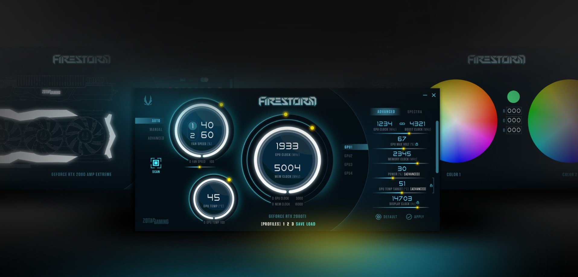 Zotac firestorm GPU proqramı