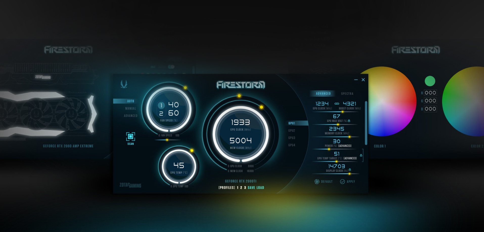 ซอฟต์แวร์ Zotac Firestorm GPU