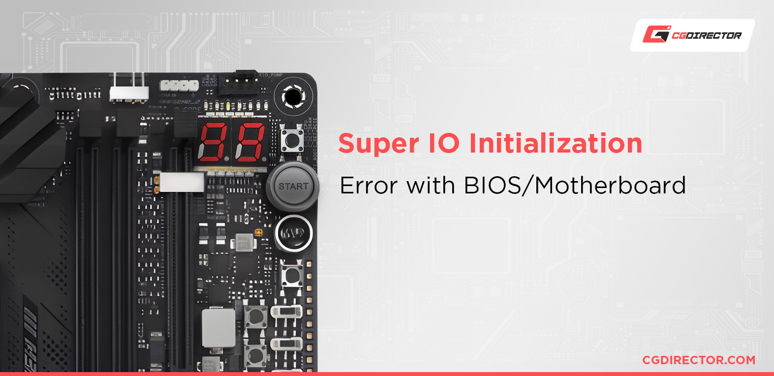 ASUS Error Code 99 - Super IO Initialization