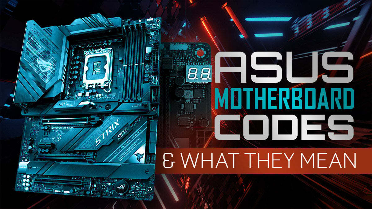 ASUS Motherboard Error Codes and What They Mean Twitter