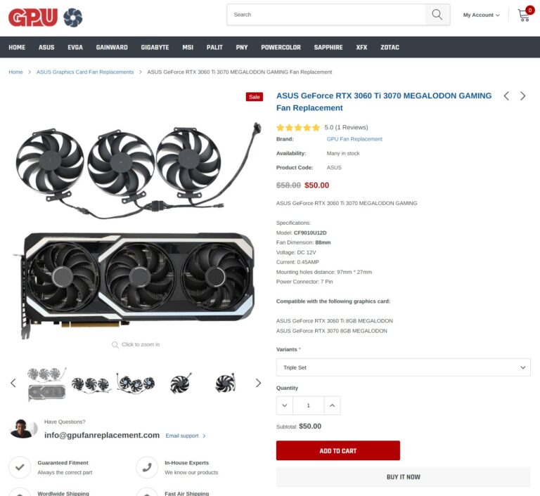GPU Fans Not Spinning How To Fix (or doesn't it need fixing?)