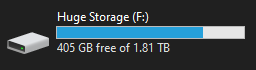 A 2 ‘Terabyte’ hard drive