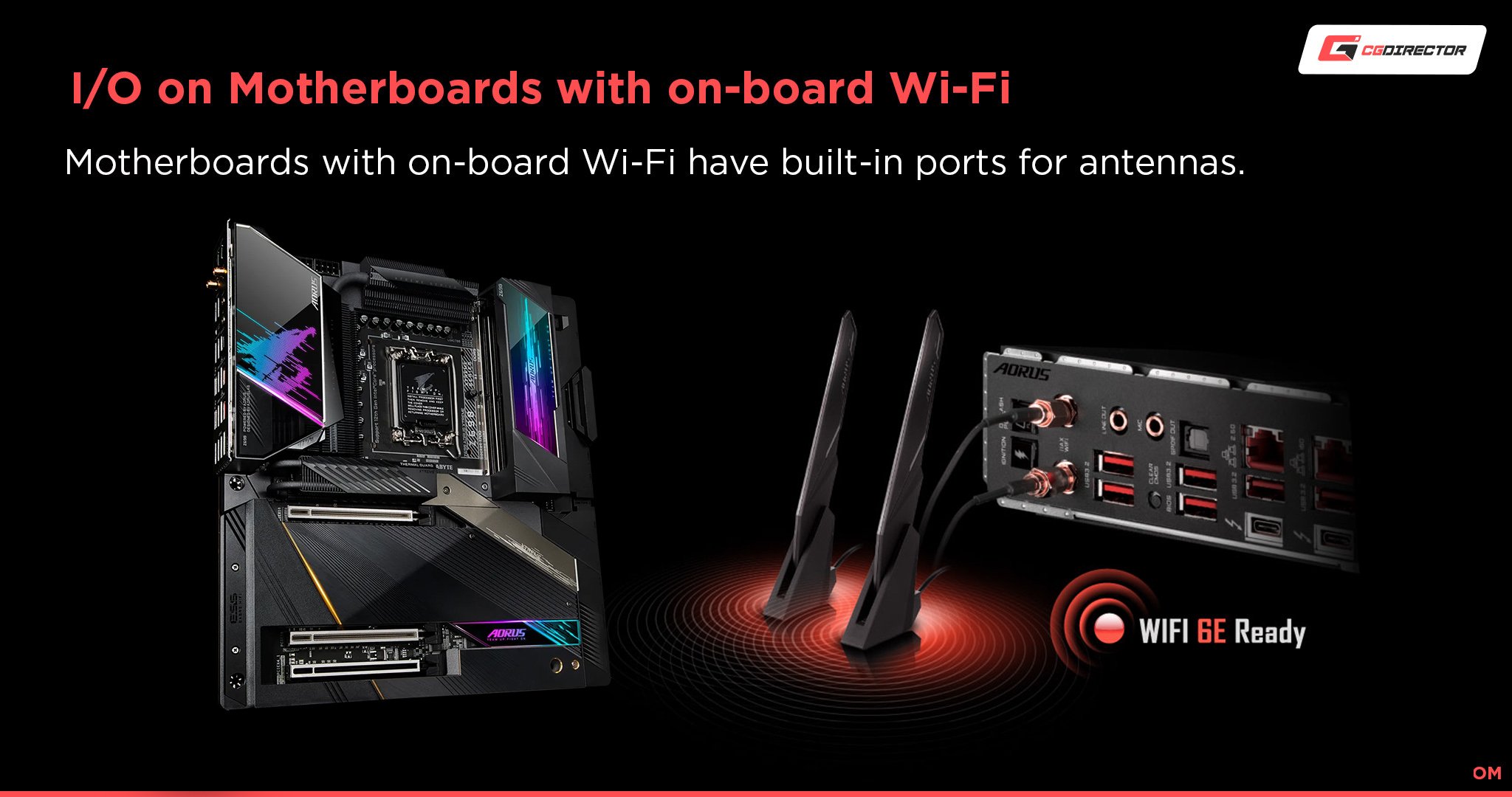 I O on Motherboards with on-board Wi-Fi