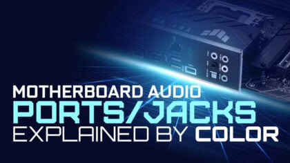 Motherboard Audio Ports/Jacks Explained By Color