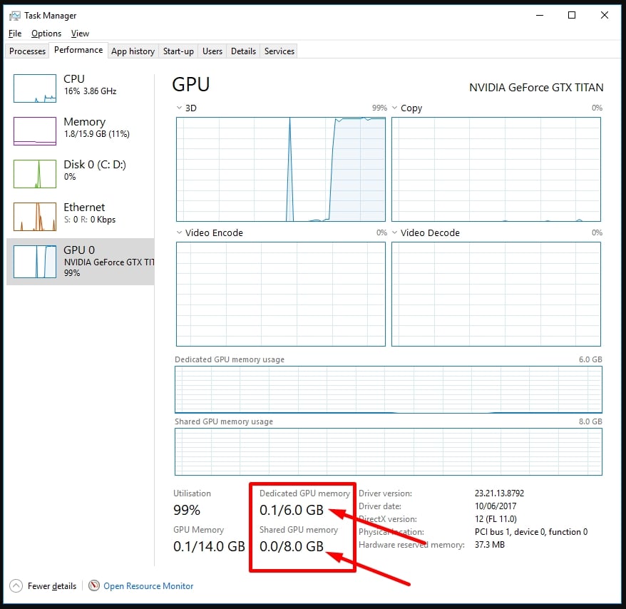 Shared GPU Memory in Windows Taskmanager