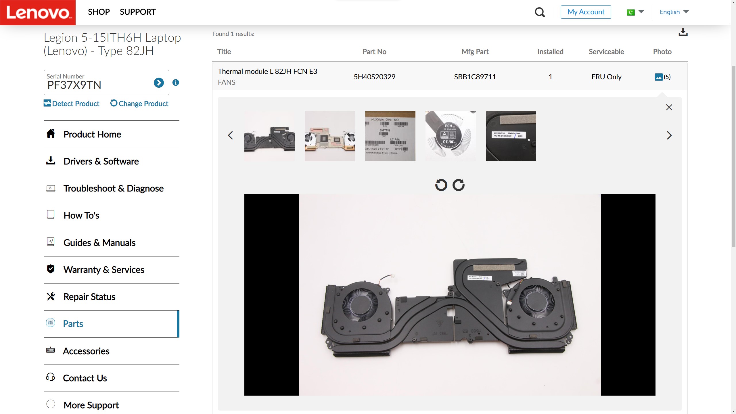 lenovo laptop replacement fan