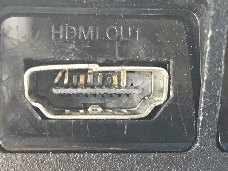 Broken HDMI port