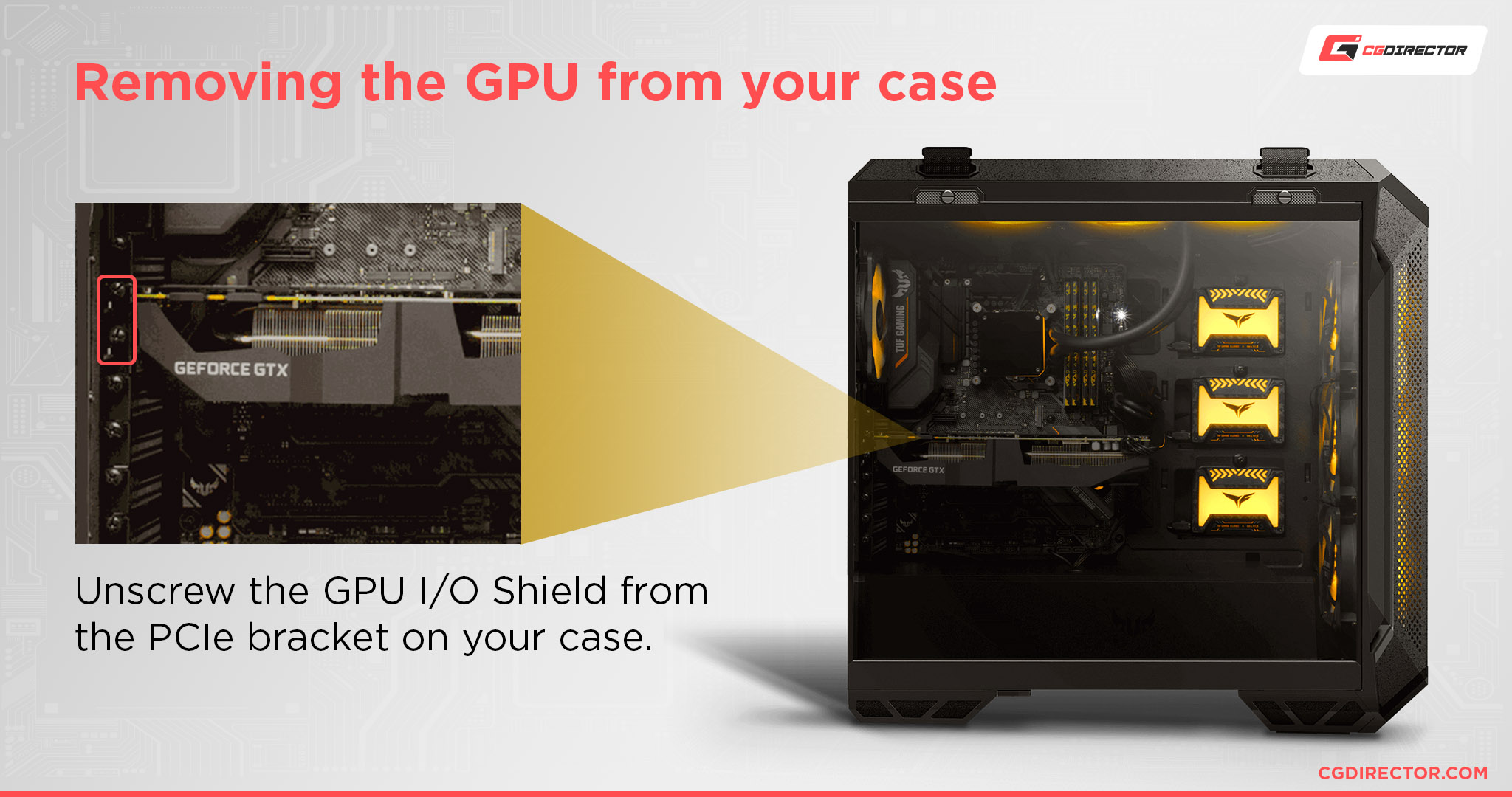 How to remove GPU from your case