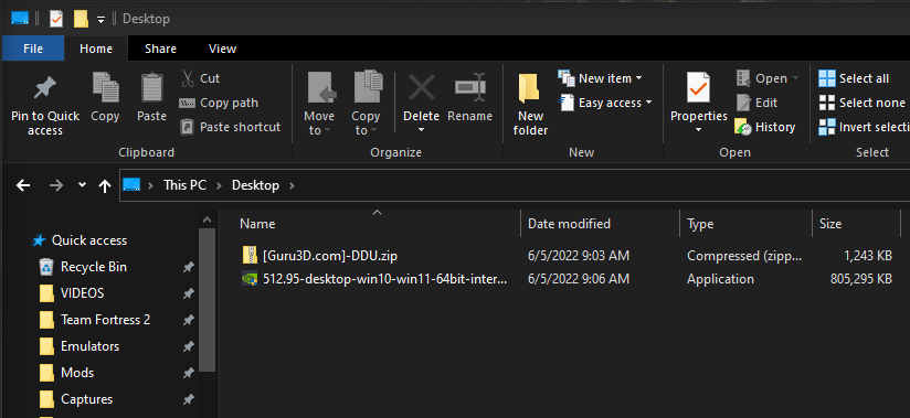 DDU Installer Extraction