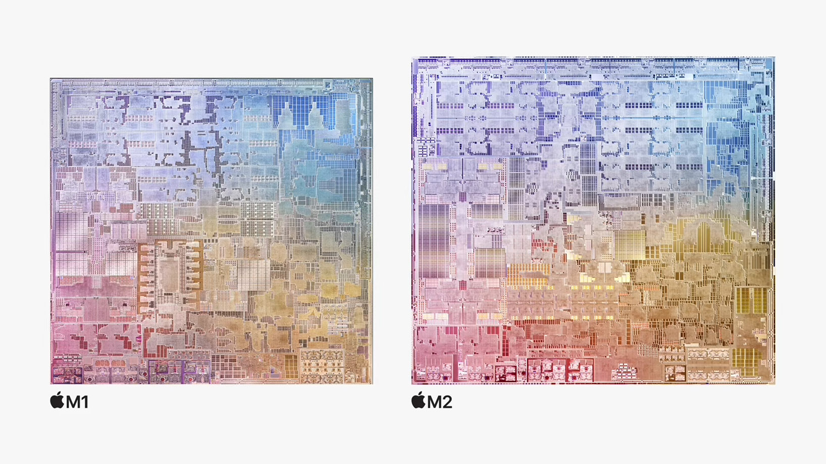Apple M1 vs M2 sammenligning